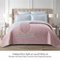 Bedspread, Coverlet Set 6-Pcs King Size Compressed Comforter, Bedding Blanket With Pillow Sheet Pillow Sham And Pillow Case, Lilac
