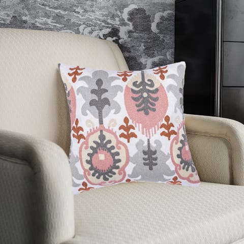 Cushion Cover,45X45 Cm (18X18 inch) 2-Pcs Decorative Throw Pillowcases Without Filler With Beautiful Abstract Art For Sofa Bed Living Room And Couch, Grey Nickel