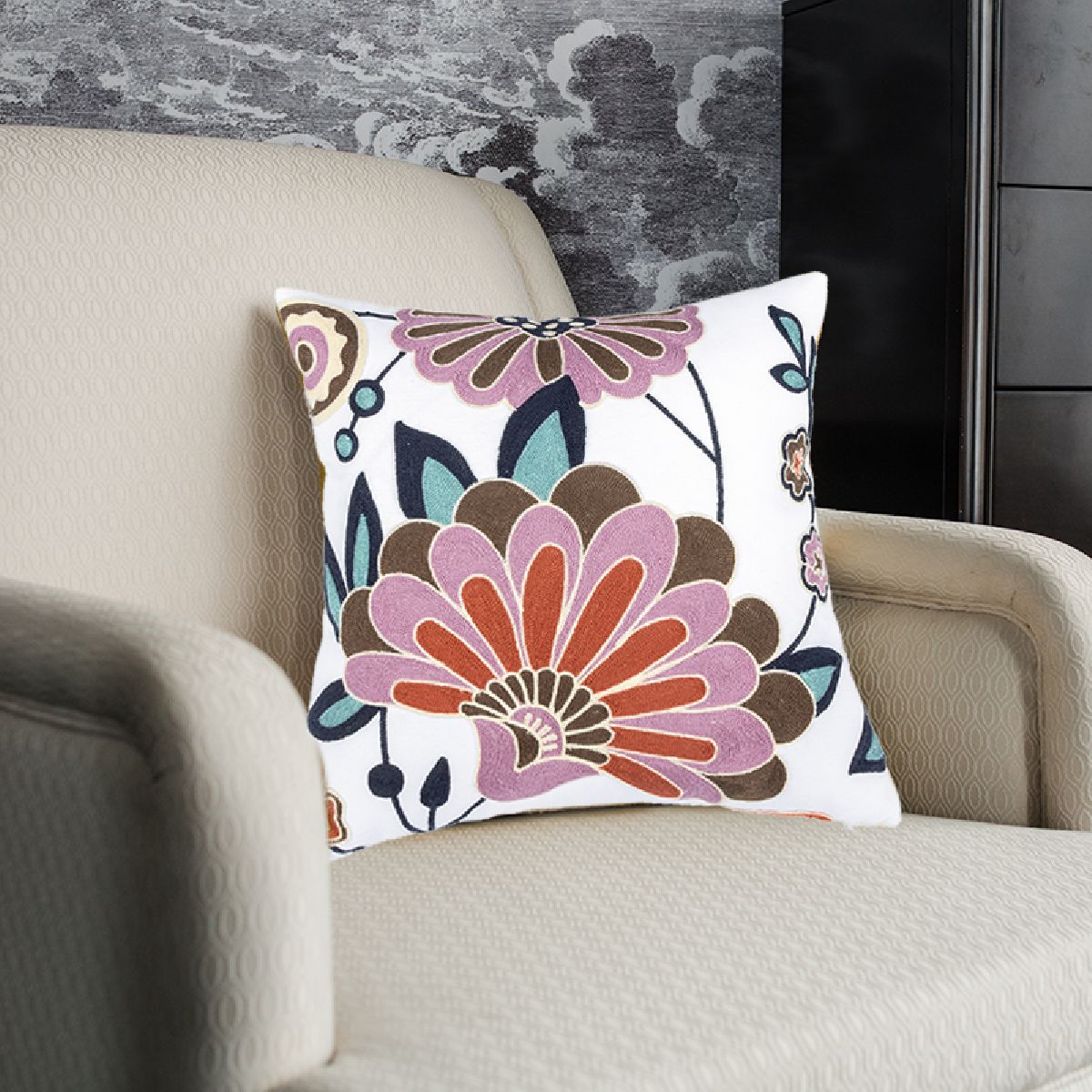 Decorative Cushion Cover Multicolour 45 x 45Cm (Without Filler)