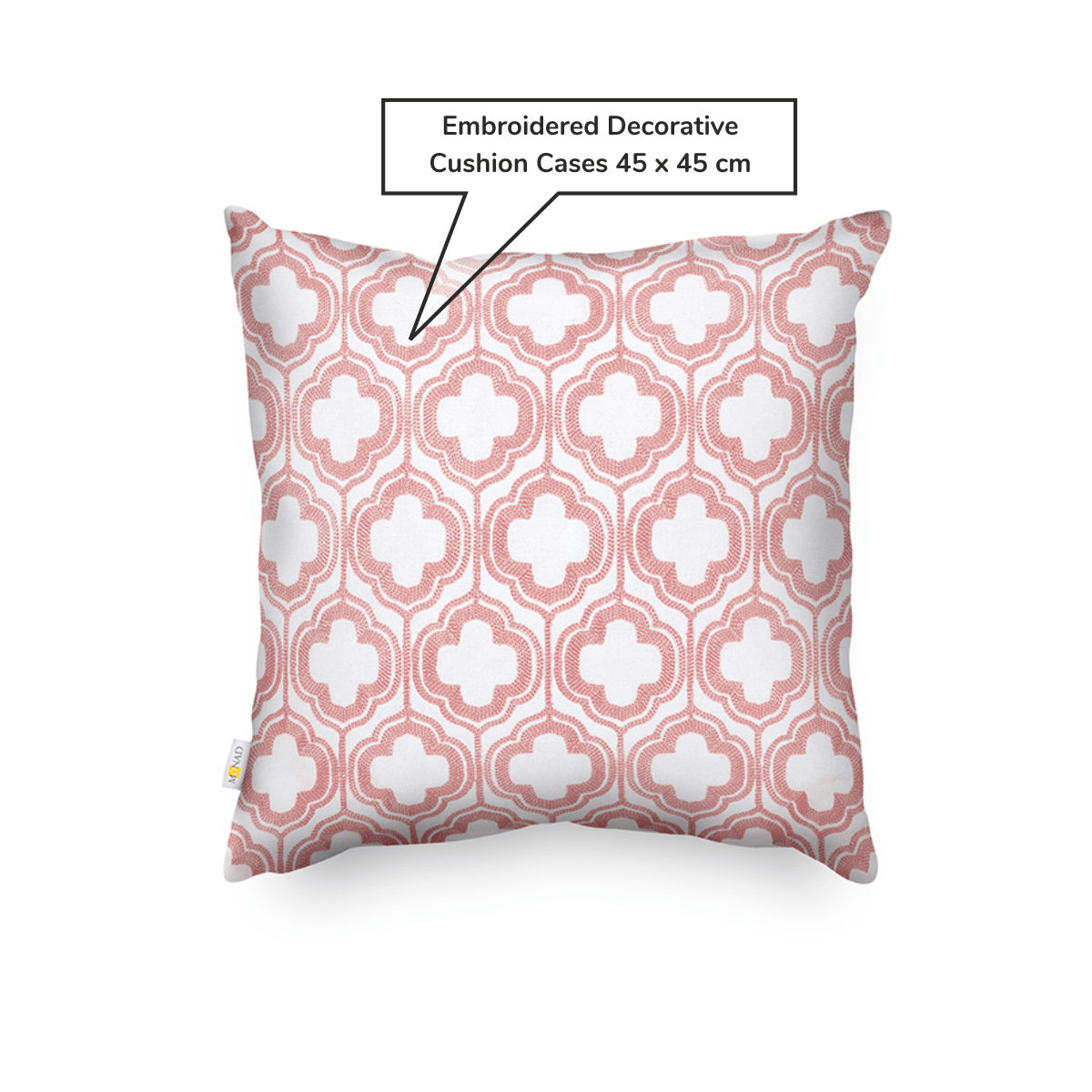 Pink Morrocan Print Cushion Cover