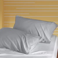 Microfiber Pillowcases 2-Pcs Soft Pillow Cover With Envelope Closure (Without Pillow Insert),Cotton Seed