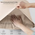 Microfiber Pillowcases 2-Pcs Soft Pillow Cover With Envelope Closure (Without Pillow Insert), Pastel Grey