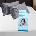 Microfiber Pillowcases 2-Pcs Soft Pillow Cover With Envelope Closure (Without Pillow Insert),Santa Grey