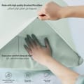 Microfiber Pillowcases 2-Pcs Soft Pillow Cover With Envelope Closure (Without Pillow Insert),Silver