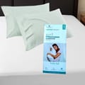 Microfiber Pillowcases 2-Pcs Soft Pillow Cover With Envelope Closure (Without Pillow Insert),Silver