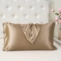 Satin Pillowcases 2-Pcs Soft And Silky Pillow Cover For Hair And Skin Care With Envelope Closure (Without Pillow Insert),Gold