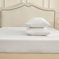 Bedding Fitted Sheet Set 3-Pcs King Size  Solid Soft & Silky Extra Deep Cooling Bed Sheet Brushed MIcrofiber , White