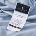 Satin Pillowcases 2-Pcs Soft And Silky Pillow Cover For Hair And Skin Care With Envelope Closure (Without Pillow Insert),Grey Blue