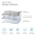 Bedding Comforter Set 8-Pcs King Size Solid Yarn Dyed Bed Set Grey