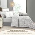 Bedding Comforter Set 8-Pcs King Size Solid Yarn Dyed Bed Set Fits ,Ansonia