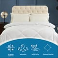 Luxury Hotel Style Duvet Insert Queen Size180 x 230 Cms With Super Soft Down Alternative Filling,White