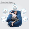 Pregnancy Pillow For Complete Support for Back, Hips, Legs, Belly,Blue