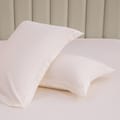 Microfiber Pillowcases 2-Pcs Soft Pillow Cover (50 x 75 CM) Without Pillow Insert,French Oak