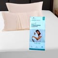 Microfiber Pillowcases 2-Pcs Soft Pillow Cover (50 x 75 CM) Without Pillow Insert,French Oak