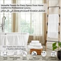 Premium 100 % Combed Cotton 1-Pcs Bath Towel(70 X 140 CM) 600 GSM ,White