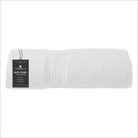 Premium 100 % Combed Cotton 1-Pcs Bath Towel(70 X 140 CM) 600 GSM ,White